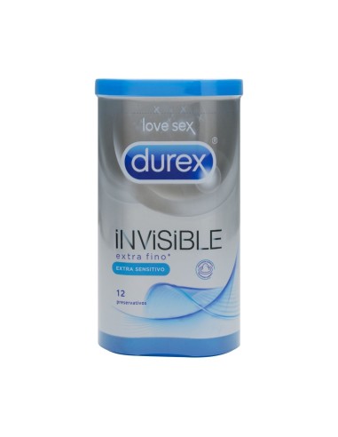 Durex® Invisible extra fino extra sensitivo 12uds