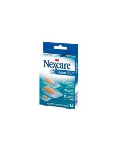 Nexcare® Aqua 360º tiras adhesivas surtido 14uds