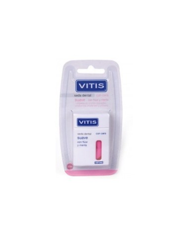 Vitis®  seda dental suave con flúor y menta 50m