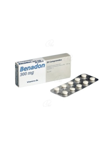 BENADON 300 mg 20 COMPRIMIDOS RECUBIERTOS