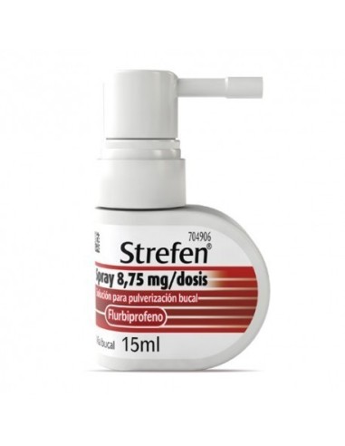 STREFEN SPRAY 8,75 mg/DOSIS SOLUCION PARA PULVERIZACION BUCA