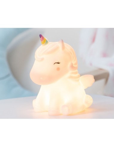 Peluche luz quitamiedos Unicorn para bebés