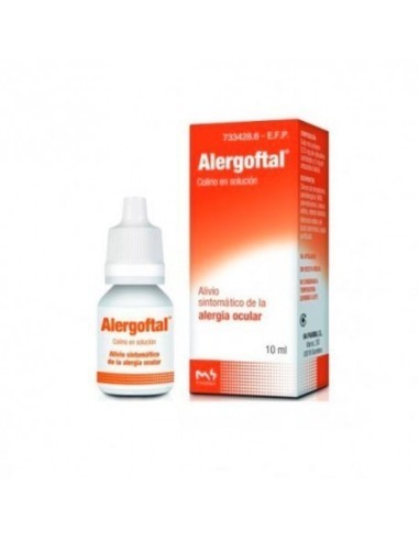 ALERGOFTAL 0,25 mg/ml + 5 mg/ml COLIRIO EN SOLUCION 1 FRASCO
